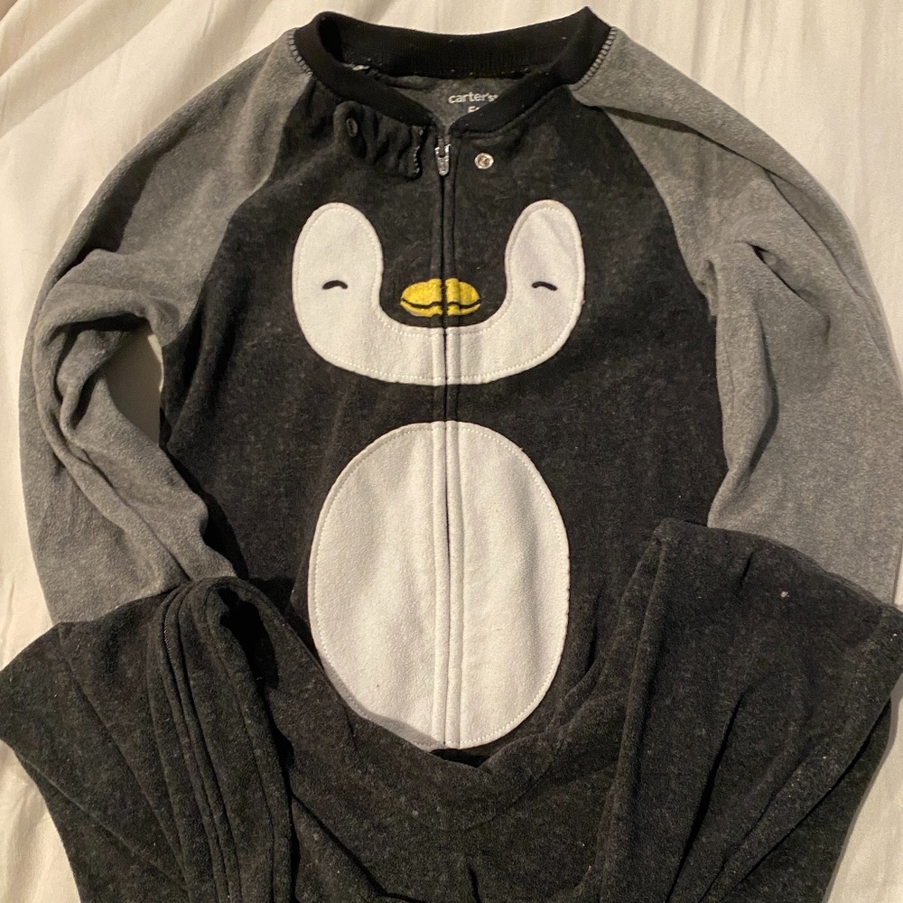 Penguin footie PJs